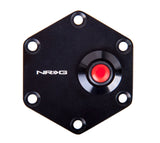 NRG STR-600BK - Hexagnal Steering Wheel Ring w/Horn Button Black