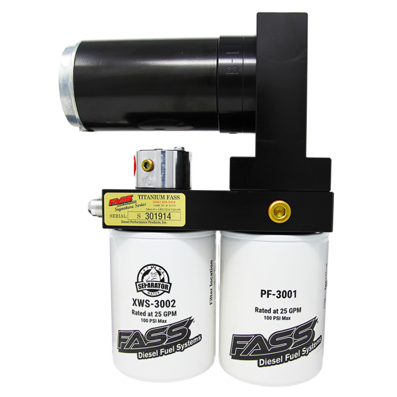 FASS Fuel Systems TSD07165G - FASS 05-17 Dodge 2500/3500 Cummins 165gph Titanium Series Fuel Air Separation System TS D07 165G
