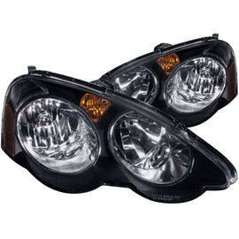 ANZO - [product_sku] - ANZO 2002-2004 Acura Rsx Crystal Headlights Black - Fastmodz