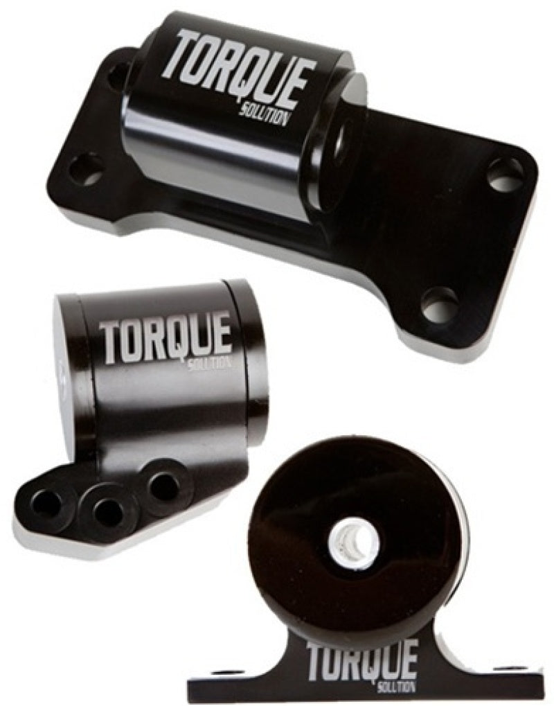 Torque Solution TS-EV-125 - Billet Aluminum 3 piece Engine Mount Kit: Mitsubishi Evolution VII-IX 2001-2006