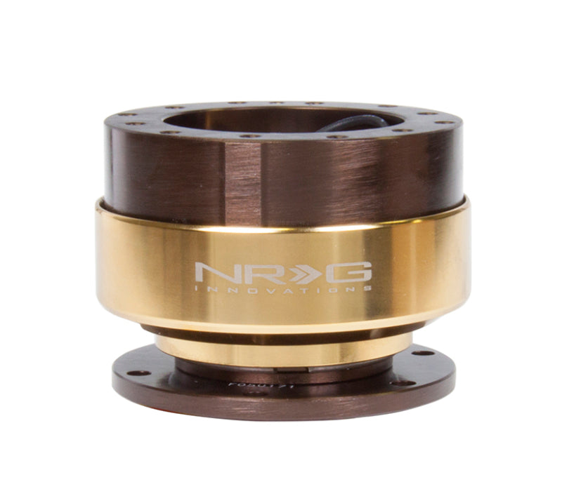 NRG SRK-200BR-CG - Quick Release Gen 2.0 Bronze Body / Chrome Gold Ring