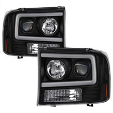 Load image into Gallery viewer, SPYDER 5084491 FITS 5084491 - Spyder 99-04 Ford F250 Super Duty Projector HeadlightsLight BarBlack PRO-YD-FF25099V2-LB-BK