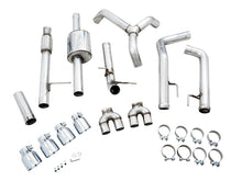 Load image into Gallery viewer, AWE Tuning 3015-42201 FITS 4th Gen GM 1500 5.3L 0FG Catback Split Rear Exit (w/ Bumper Cutouts) - Quad Chrome Tips