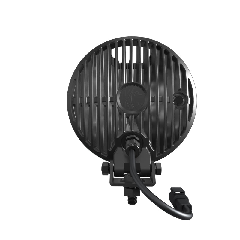 KC HiLiTES 100 - SlimLite 6in. LED Light 50w Spot Beam (Pair Pack System)Black