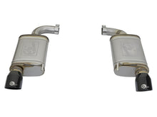 Load image into Gallery viewer, aFe 49-43085-B FITS MACHForce XP 2.5in 409 Stainless Axle Back Exhaust w/ Black Tips 15-17 Ford Mustang I4-2.3L (t)