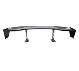 NRG CARB-A590NRG - CARB-A590 Carbon Fiber Spoiler Universal (59in.) Logo Large End Plates