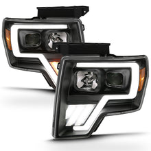 Load image into Gallery viewer, ANZO 111469 FITS: 2009-2013 Ford F-150 Projector Light Bar G4 Switchback H.L.Black Amber