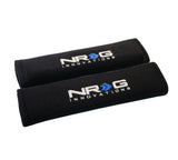 NRG SBP-27BK - Seat Belt Pads 2.7in. W x 11in. L (Black) Short 2pc