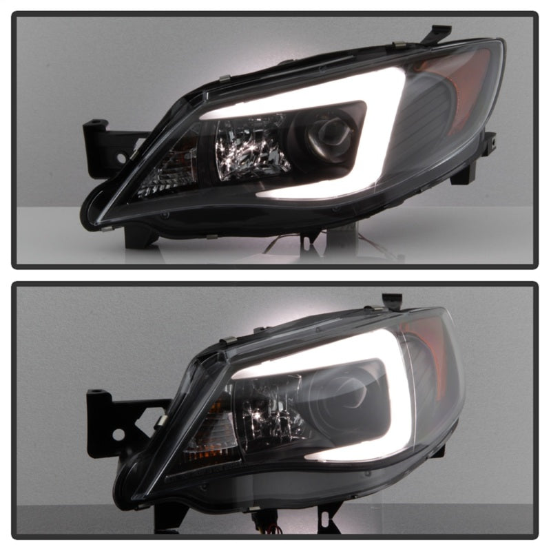 SPYDER 5083937 - Spyder Subaru WRX 08-09 Projector HeadlightsHID Model OnlyBlack PRO-YD-SWRX08-HID-LBDRL-BK