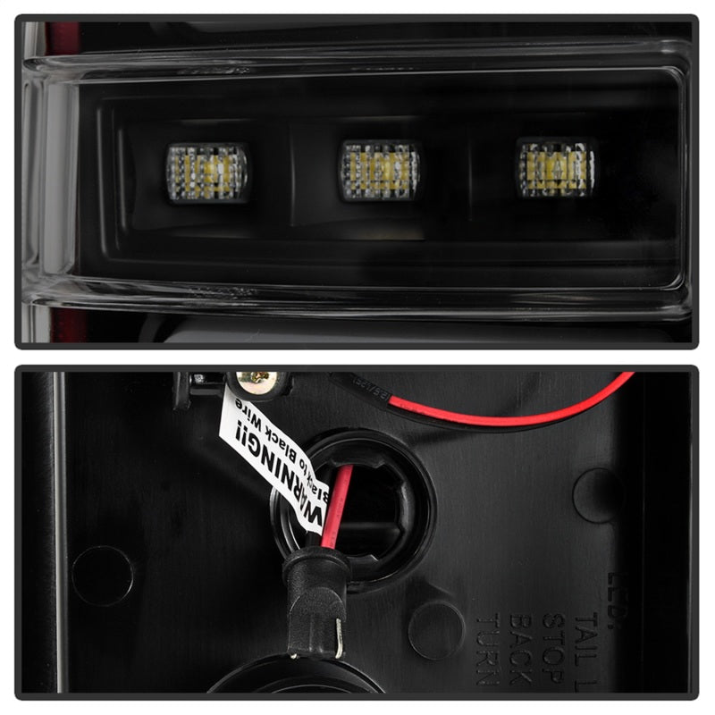 SPYDER 5085740 - Spyder 16-17 Toyota Tacoma LED Tail LightsBlack Smoke (ALT-YD-TT16-LED-BSM)