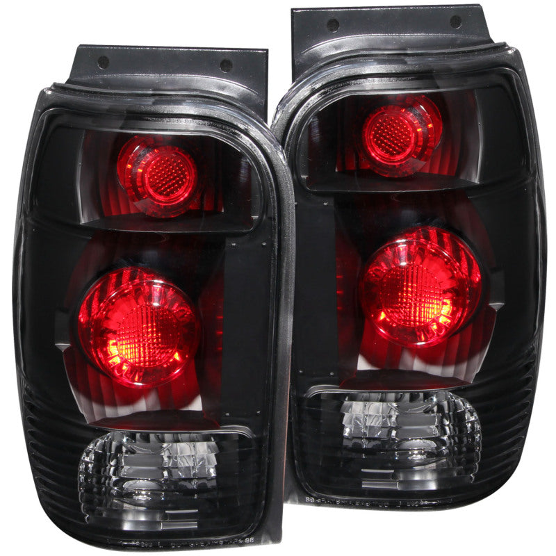 ANZO - [product_sku] - ANZO 1998-2001 Ford Explorer Taillights Black - Fastmodz