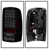 SPYDER 5078001 - Spyder Chevy Suburban/Tahoe 1500/2500 00-06 LED Tail Lights Black Smoke ALT-YD-CD00-LED-BSM