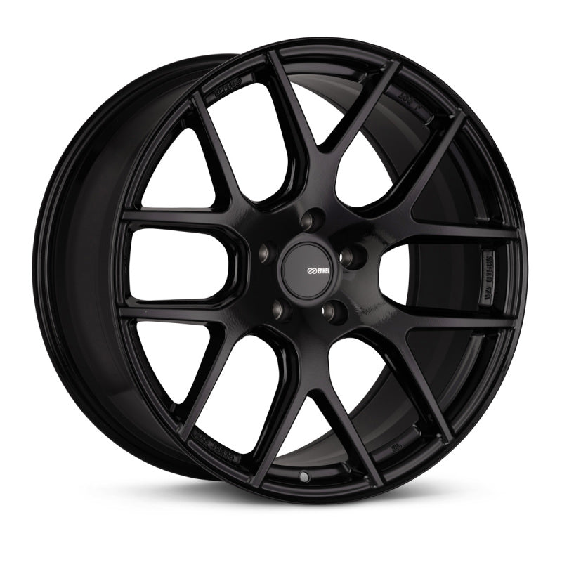 Enkei 531-295-6540BK - XM-6 20x9.5 5x114.3 40mm Offset 72.6mm Bore Gloss Black