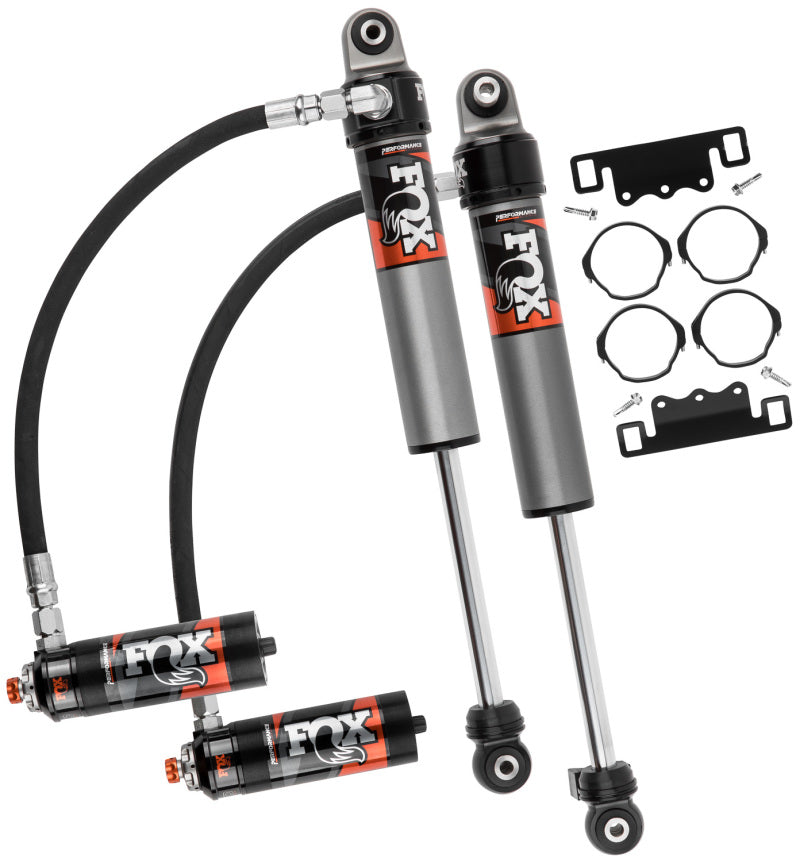 FOX 883-26-050 - Fox 2018+ Jeep JL 2.5 Factory Race Series 10.17in Remote Res. Front Shock Set / 2-3in. Lift w/ DSC