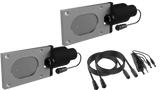 QTP QTEC66 - Bolt-On QTEC Dual Low Profile Oval Electric Cutout Valves Pair