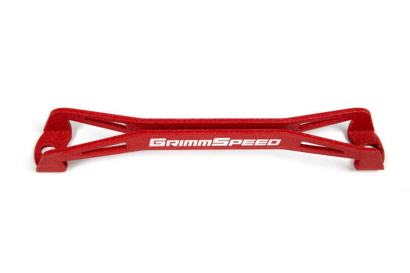 GrimmSpeed 121033 - 08-18 Subaru WRX/STI Lightweight Battery Tie Down Red