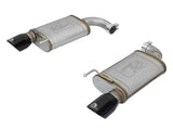 aFe 49-43085-B FITS MACHForce XP 2.5in 409 Stainless Axle Back Exhaust w/ Black Tips 15-17 Ford Mustang I4-2.3L (t)