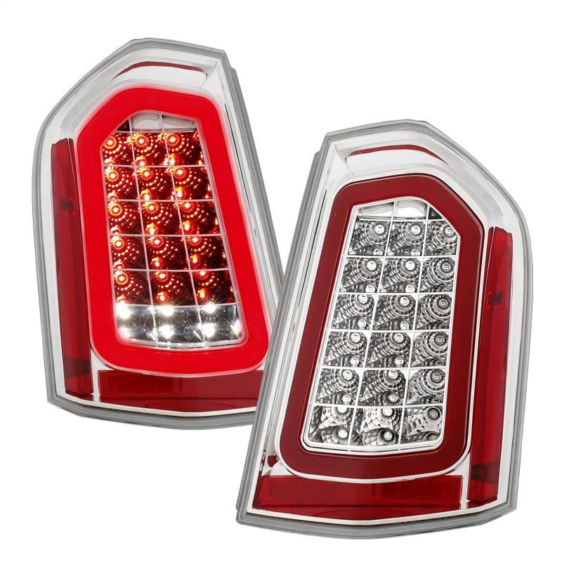 ANZO - [product_sku] - ANZO 11-14 Chrysler 300 LED Taillights Chrome w/ Sequential - Fastmodz