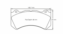 Load image into Gallery viewer, Pagid Racing 8081 RSC1 Compound Brake Pads