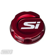 Load image into Gallery viewer, Turbo XS HC-OC-RED-SI - 2016+ Honda Civic Red Oil Cap