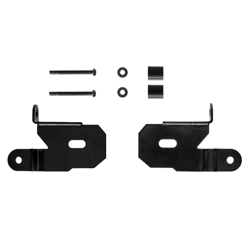 KC HiLiTES 7318 FITS 18-19 Jeep Wrangler JL A-Pillar Light Mount Bracket Set (Pair)Black