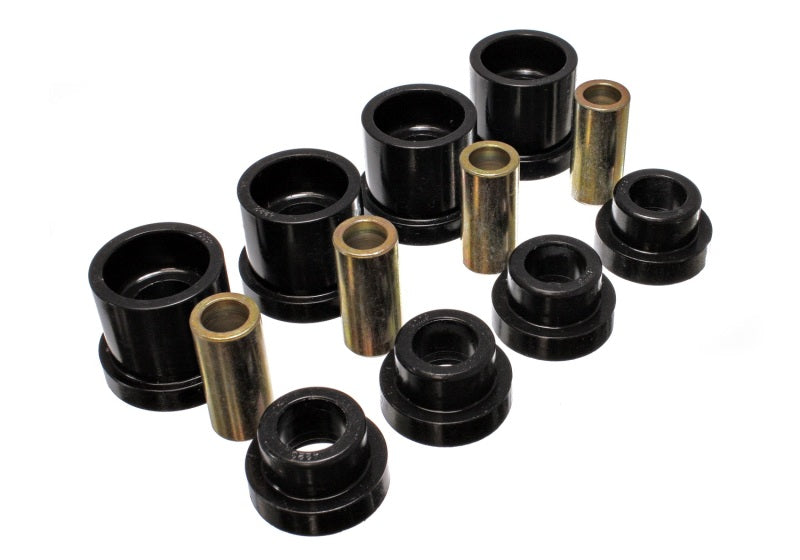 Energy Suspension 7.1117G - 95-98 Nissan 240SX (S14) Black Rear Subframe Insert Set (Must reuse all metal part