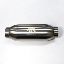 Load image into Gallery viewer, Stainless Bros 615-07636-0111 - 4in Body x 12.0in Length 3in Inlet/Outlet Bullet Resonator
