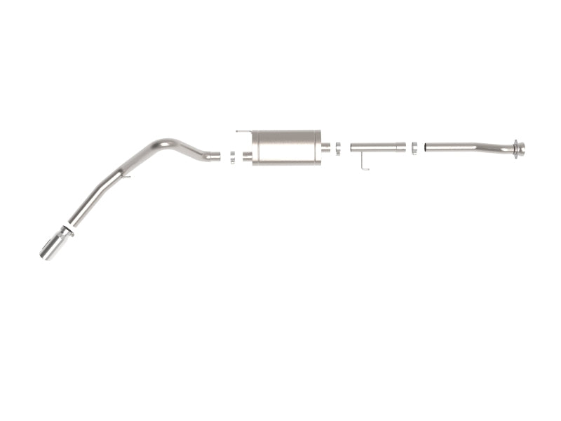 aFe 49-43125-P FITS Apollo GT 3in 409 SS Cat-Back Exhaust 2021 Ford F-150 V6 2.7L/3.5L (tt)/V8 5.0L w/ Polished Tips