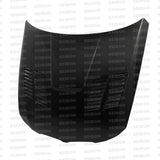 Seibon HD0910BMWE90-GTR FITS 09-11 BMW 3 Series 4dr (Exc M3) GTR-Style Carbon Fiber Hood