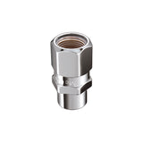 McGard 60127 FITS Hex Lug Nut (Drag Racing Short Shank) 1/2-20 / 13/16 Hex / 1.6in. Length (4-Pack) - Chrome