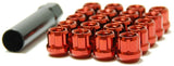 Wheel Mate 31886R - Muteki Open End Lug Nuts Red 12x1.50