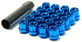 Wheel Mate 31885U - Muteki Open End Lug Nuts Blue 12x1.25