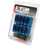 Wheel Mate 33006U - Monster Open End Lug Nut Set of 20 Blue 14x1.50