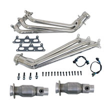 Load image into Gallery viewer, BBK 4041 FITS 10-11 Camaro V6 Long Tube Exhaust Headers With Converters1-5/8 Chrome