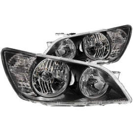 ANZO - [product_sku] - ANZO 2001-2005 Lexus Is300 Crystal Headlights Black - Fastmodz