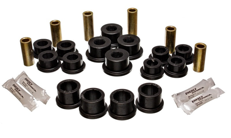 Energy Suspension 11.3108G FITS 04-07 Mazda RX8 Black Rear Lateral/Trailing Arm Bushings