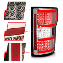 Load image into Gallery viewer, ANZO 321340 FITS 18-19 Ford F-150 LED Taillights Chrome