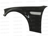 Seibon FF0105BMWE46M3 FITS 01-05 BMW E46 M3 Carbon Fiber Fenders