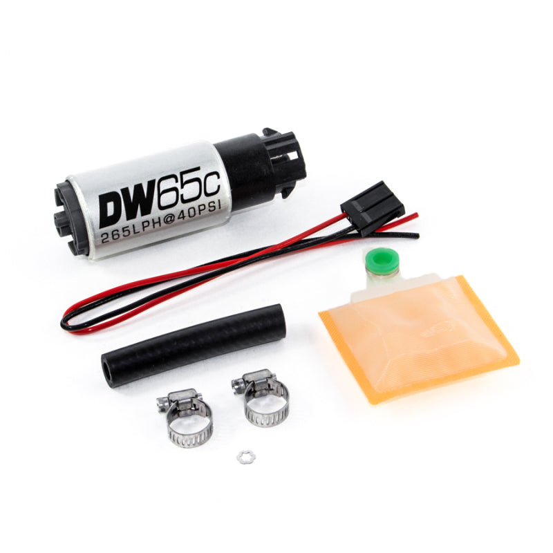 DeatschWerks 9-652-1000 - 265 LPH Compact In-Tank Fuel Pump w/ Clips & Universal Install Kit