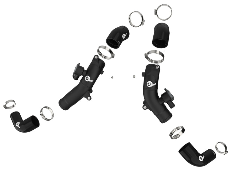 aFe 46-20568-B FITS 2022 Toyota Tundra V6-3.5L (tt) BladeRunner 2.5in Aluminum Hot Charge Pipe - Black