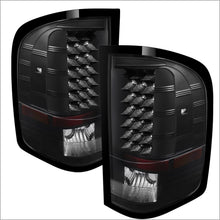 Load image into Gallery viewer, SPYDER 5073716 - Xtune Chevy Silverado 07-13 LED Tail Lights Black ALT-JH-CS07-LED-BK