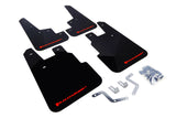 Rally Armor MF28-UR-BLK/RD FITS: 14+ Subaru Forester Black Mud Flap w/ Red Logo