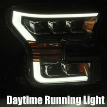 Load image into Gallery viewer, AlphaRex 880152 FITS 17-20 Ford Raptor NOVA LED Proj Headlights Plank Style Matte Black w/Activ Light/Seq Signal