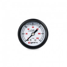 Load image into Gallery viewer, Grams Performance G2-99-1200W - Universal 0-120 PSI Fuel Pressure Guage White Face