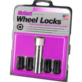 McGard 25357 FITS Wheel Lock Nut Set - 4pk. (Tuner / Cone Seat) M12X1.5 / 13/16 Hex / 1.24in. Length - Black