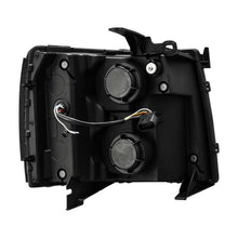 Load image into Gallery viewer, AlphaRex 880205 FITS 07-13 Chevy 1500HD PRO-Series Proj Headlight Plank Style Matte Blk w/Activ Light/Seq Signal
