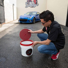 Load image into Gallery viewer, Chemical Guys DIRTTRAP02 - Cyclone Dirt Trap Car Wash Bucket InsertRed