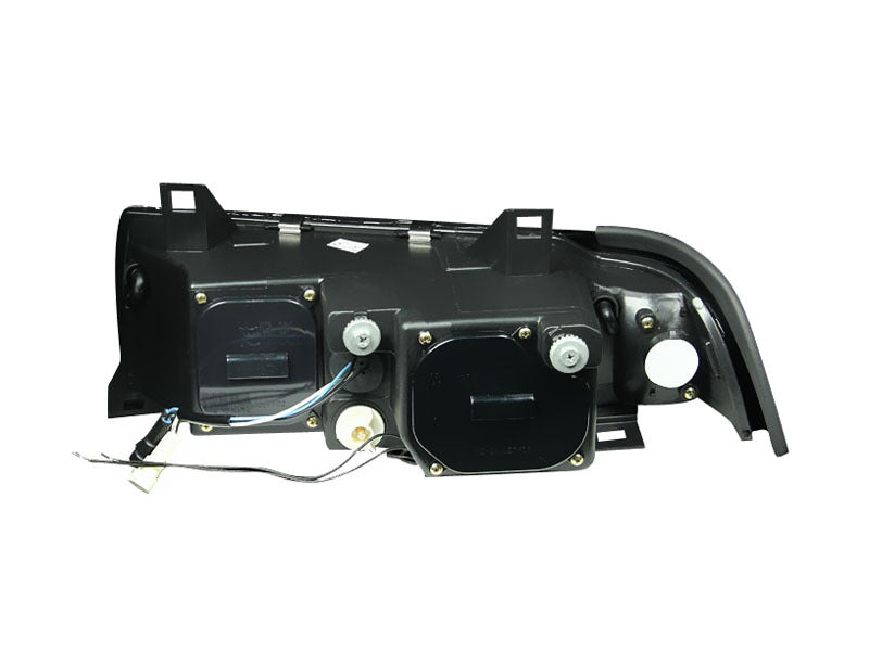 ANZO - [product_sku] - ANZO 1992-1998 BMW 3 Series E36 Projector Headlights w/ Halo Black (CCFL) G2 - Fastmodz