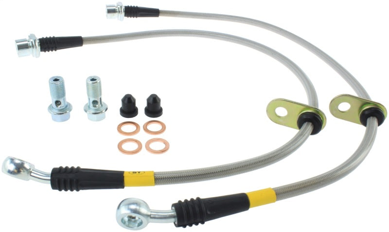 Stoptech 950.44014 -StopTech Stainless Steel Front Brake lines for 95-04 Toyota Tacoma