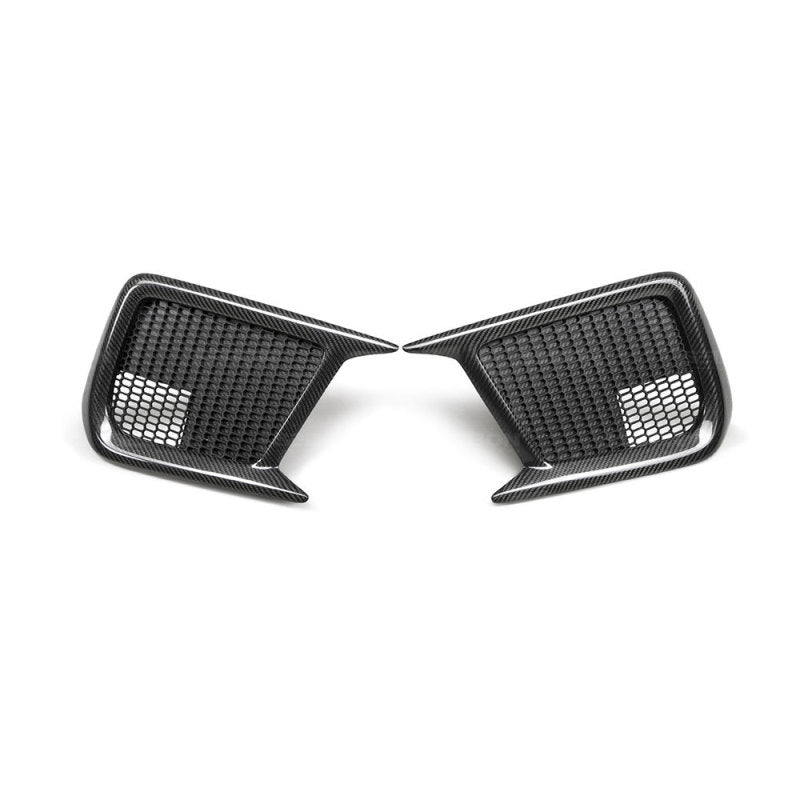 Seibon FLS18SBIMP FITS 18-19 Subaru Impreza WRX/STi Carbon Fiber Fog Light Surrounds (pair)